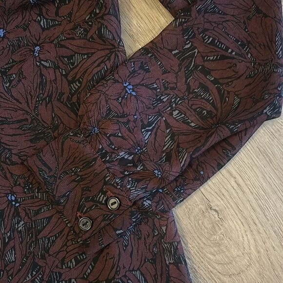 LIKE NEW ASTR SHIFT STYLE DRESS LONG SLEEVE FLORAL SIZE SMALL - Picture 3 of 5